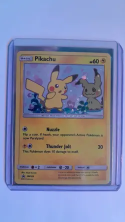 Pikachu SM162 Black Star Promo Pokemon TCG Sun & Moon Team Up - Image 1