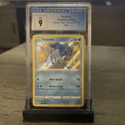 Pokemon Shining Fates Shiny Holo Suicune SV022/SV122 CGC 9 - Image 1