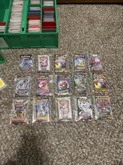 Mixed Lot 15 Pokemon TCG Booster Packs Mixed Sets Cool Lot - Image 1