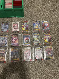 Mixed Lot 15 Pokemon TCG Booster Packs Mixed Sets Cool Lot - Image 4