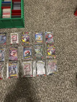 Mixed Lot 15 Pokemon TCG Booster Packs Mixed Sets Cool Lot - Image 5