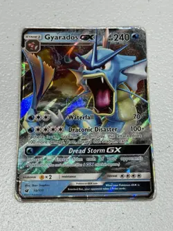 Pokemon Sun & Moon - Crimson Invasion Gyarados GX (UR) #18 (Holo) NM very clean - Image 1
