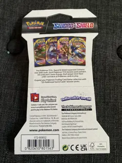 Sword and Shield Base Booster Pack Sleeved - 1x NEW English Sealed Pokemon 2020 - Image 2