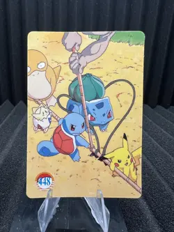 Pokemon Vintage Pocket Monsters Vending HOLO Prism Sticker Bandai 1999 Nintendo - Image 2