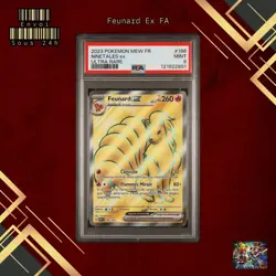 🇫🇷 FEUNARD FA PSA 9 - MEW 151 FR 186/165 EV Carte Pokemon 🇫🇷 - Image 1