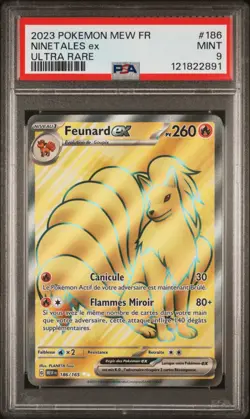 🇫🇷 FEUNARD FA PSA 9 - MEW 151 FR 186/165 EV Carte Pokemon 🇫🇷 - Image 2