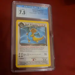 CGC 7.5 NM/MINT+ Dark Dragonite Team Rocket 1st Edition Rare Pokemon 22/82 - Image 1