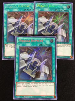 Yugioh Miracle Rupture BLAR-EN014 1ST SECRET X3 (NM) - Image 1