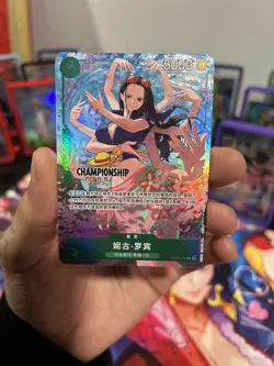 One Piece Chinese Exclusive Nico Robin Championship 25-26 Autumn Regionals NM - Image 1