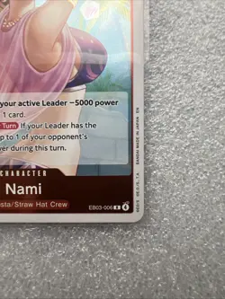Nami (006) EB03-006 Extra Booster: One Piece Heroines Edition Foil - Image 2