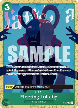 Fleeting Lullaby (Starter Deck 11: Uta Deck Battle) - Normal P-057 One Piece ... - Image 1