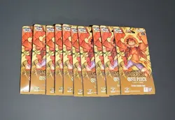 Lot of 10 One Piece PRB-01 Sleeved Blister Booster Packs English Edition - Image 1