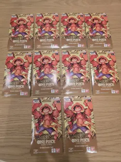 Lot of 10 One Piece PRB-01 Sleeved Blister Booster Packs English Edition - Image 1