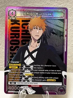 Union Arena Bleach Vol. 2 Ichigo Kurosaki SR UEX01BT/BLC-2-051 Foil EN - Image 1