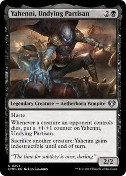 Yahenni, Undying Partisan -Foil Near Mint MTG Commander Masters - Image 1