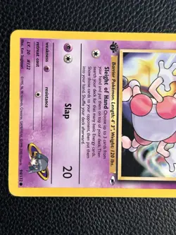 Sabrina's Mr. Mime 94/132 Gym Heroes 1st Edition Pokemon Card NM Condition - Image 3