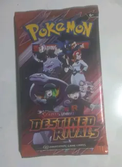 Pokemon Scarlet & Violet DESTINED RIVALS (1 Pack) 10 Cards - Image 1