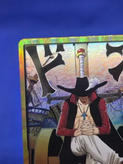 One Piece The Azure Sea’s Seven OP14 Gold Don!! Card Dracule Milhawk NM - Image 3