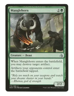 Manglehorn MTG Creature Cards Amonkhet LP Magic the Gathering - Image 3