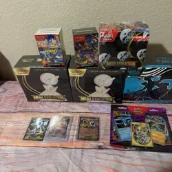 Pokemon ETBS AndMega Evolution Booster Box,card singles, An booster Bundles - Image 1