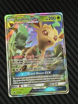 Leafeon GX SM146 - Black Star Promo - Ultra Rare Holo Pokemon Card Near Mint - Image 1