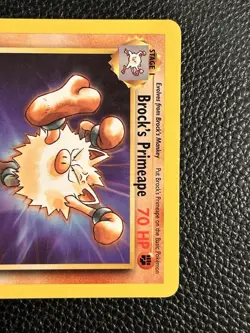 Brock's Primeape 35/132 Gym Challenge 1st Edition Pokemon Card TCG - Image 2