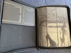 DRZERUI Black Gold 9-Pocket Zippered Hardcover Card Binder for Card Games - Image 2