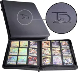TopDeck 500 Card Ringless Zip Binder Pro - 9-Pocket Pages Side Load Sleeve TCG - Image 1