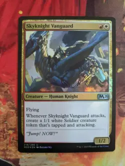 MTG Card : (1x) Skyknight Vanguard (Core Set 2020) FOIL - Image 1