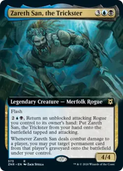 Zareth San, the Trickster (Extended Art) FOIL Zendikar Rising NM CARD ABUGames - Image 1