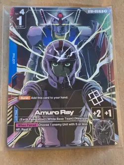 Amuro Ray World Championship Qualifier Promo Bandai Card Fest GCG Gundam - Image 1
