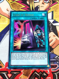 Card of Demise mil1-en014 1st Edition (NM) Ultra Rare Yu-Gi-Oh! - Image 1