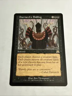 MTG Patriarch's Bidding, Onslaught LP, English - Image 1
