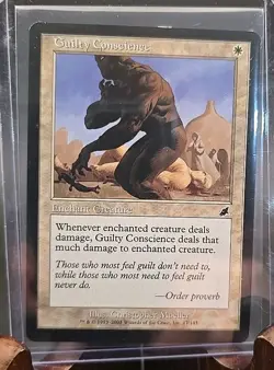 Guilty Conscience Scourge MTG Regular Moderately Played - Image 3
