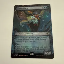 Sunderflock FOIL Showcase 309 Lorwyn Eclipsed ECL MTG Regular Rare Unplayed Mint - Image 2