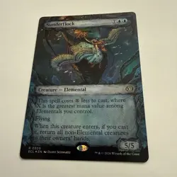 Sunderflock FOIL Showcase 309 Lorwyn Eclipsed ECL MTG Regular Rare Unplayed Mint - Image 3