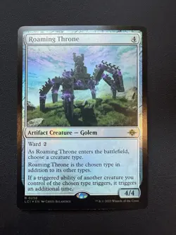 MTG Roaming Throne (258/535) The Lost Caverns of Ixalan FOIL - Image 1