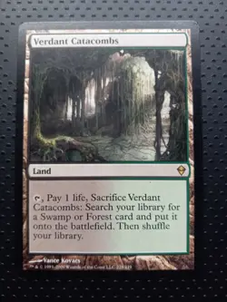 Magic The Gathering MTG Zendikar #229 Verdant Catacombs - Image 1