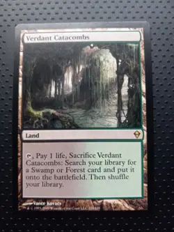Magic The Gathering MTG Zendikar #229 Verdant Catacombs - Image 1