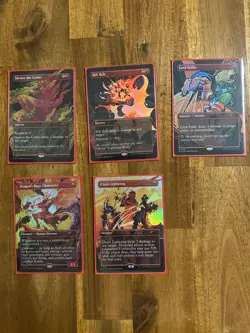 Secret Lair: EVERYTHING IS ON FIRE Rainbow Foil NM - Image 1