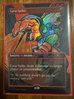 Secret Lair: EVERYTHING IS ON FIRE Rainbow Foil NM - Image 2