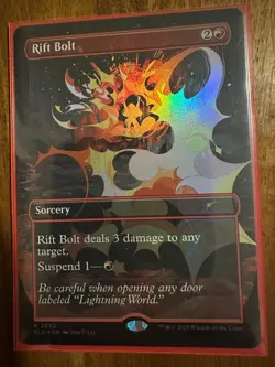 Secret Lair: EVERYTHING IS ON FIRE Rainbow Foil NM - Image 3