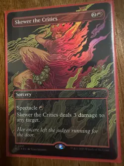 Secret Lair: EVERYTHING IS ON FIRE Rainbow Foil NM - Image 4