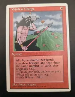 Winds of Change Core 4th Edition MTG Regular Near Mint - Image 1