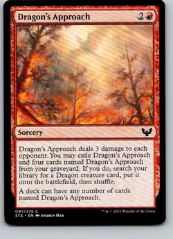 Dragon's Approach FOIL | Strixhaven: School of Mages STX 97 | NM | MTG - Image 1