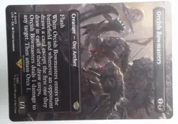 MTG Magic Lord of the Rings #433 Orcish Bowmasters Rare Borderless Scene LP REG - Image 2