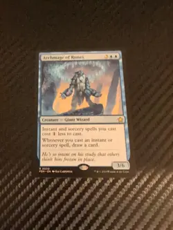Archmage of Runes Foundations Regular MTG Near Mint Condition - Image 1