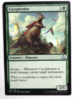 Cacophodon 123/196 Rivals of Ixalan MTG Magic The Gathering NEAR MINT NM - Image 1