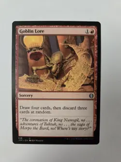 Goblin Lore Jumpstart Regular Uncommon. NM. 328 - Image 1