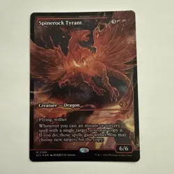 Spinerock Tyrant FOIL Showcase 389 Lorwyn Eclipsed ECL MTG Mythic Unplayed Mint - Image 1